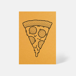 Pizza Slice Card Citrine