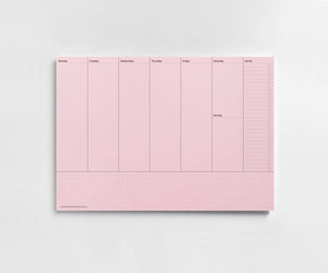 Open image in slideshow, Weekly Desk Planner Two in Pink
